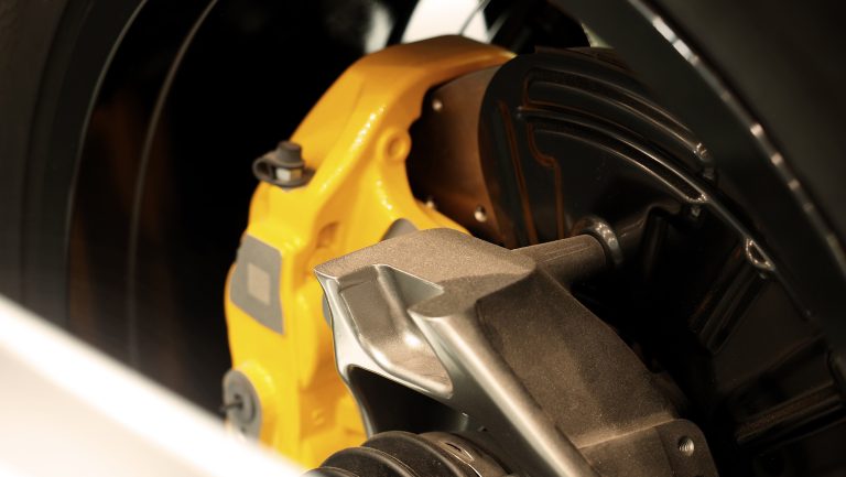 Car suspension and drive shaft. Structure of EV car spare parts